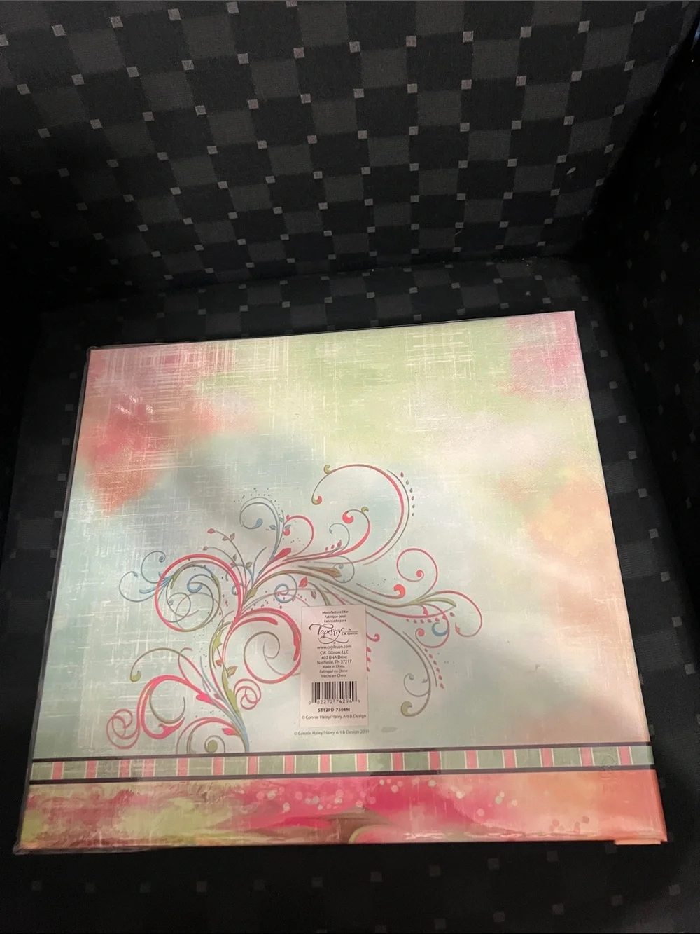 Scrapbook Decorative 12x12 Album Pages - Coral & Teal
